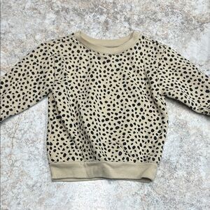 Leopard Print toddler sweatshirt